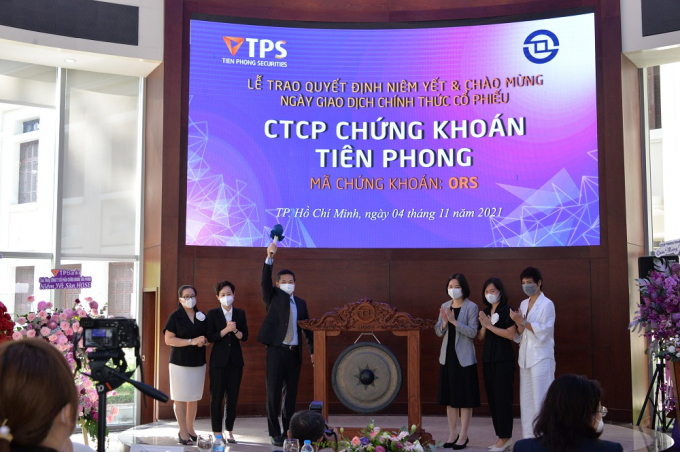 Cổ phiếu ORS của CTCP Chứng khoán Tiên Phong (TPS) chào sàn HOSE từ 4/11/2021.