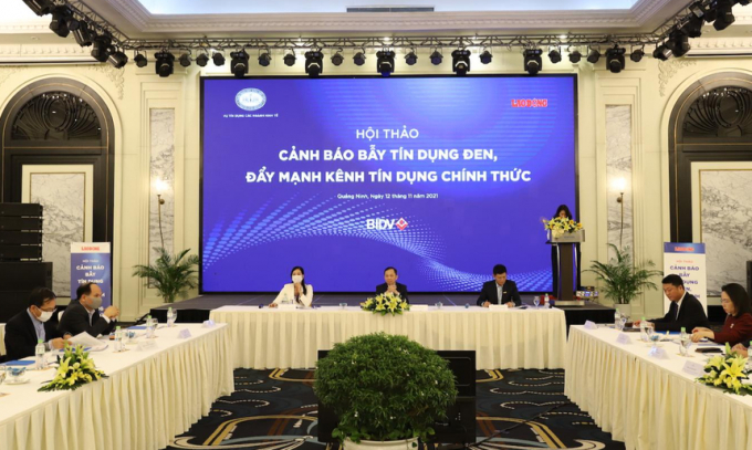 Hội thảo “Cảnh báo bẫy tín dụng đen, đẩy mạnh kênh tín dụng chính thức”