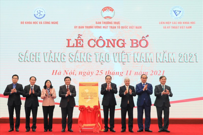 Lễ công bố Sách vàng Sáng tạo Việt Nam 2021