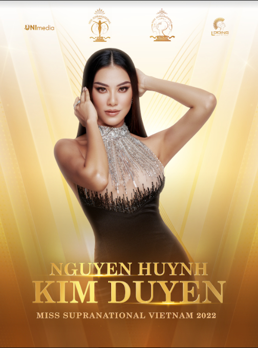 Á hậu Kim Duyên là đại diện Việt Nam tại Miss Supranational 2022