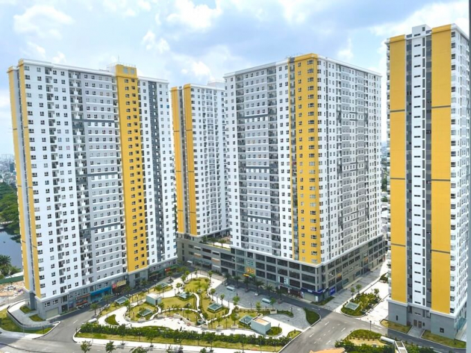 Một góc dự án Diamond Riverside của NBB. CII từng sở hữu đến 93,7% số lượng cổ phiếu lưu hành của NBB.