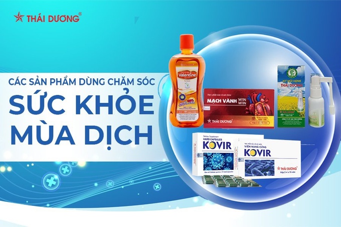 Hình ảnh các sản phẩm điển hình của Sao Thái Dương trao tặng phòng chống dịch