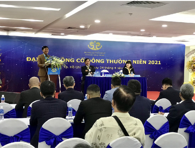 Đại hội đồng cổ đông thường niên năm 2021 của Hoàng Quân.