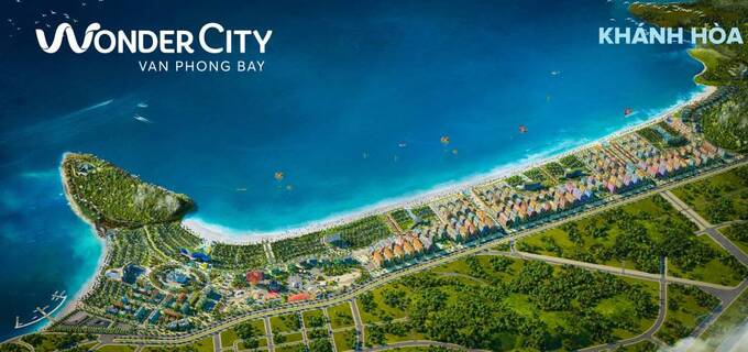 Wonder City Vân Phong Bay - dự án thành phố nghỉ dưỡng đẳng cấp đầu tiên tại vịnh Vân Phong (Ảnh: Eurowindow Holding)