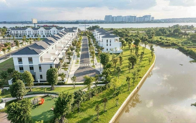 Một góc dự án Aqua City (tỉnh Đồng Nai) - là dự án trọng điểm của Novaland.