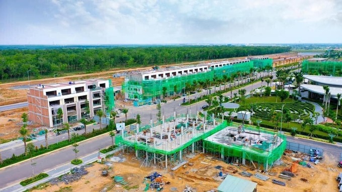 Một góc dự án Gem Sky World có quy mô 92,2 ha tại Long Thành, tỉnh Đồng Nai của Đất Xanh.