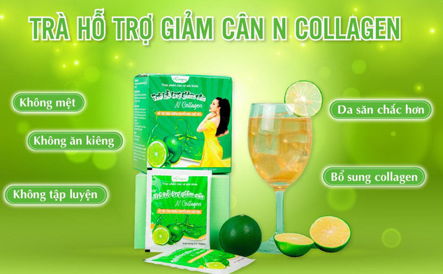 Bộ Y tế cảnh báo Trà hỗ trợ giảm cân N-Collagen vi phạm quảng cáo.