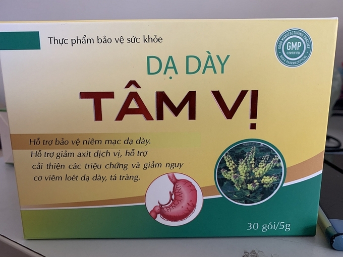 Sản phẩm thực phẩm bảo vệ sức khỏe Dạ dày Tâm Vị