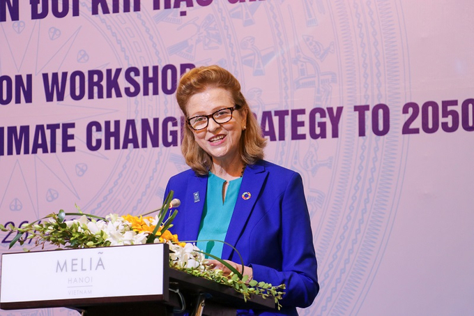 Bà Caitlin Wiesen, Trưởng đại diện thường trú UNDP tại Việt Nam.