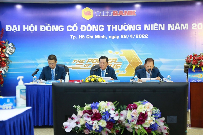 Vietbank vừa tổ chức đại hội đồng cổ đông thường niên 2022 tại TP.HCM vào 26/4/2022. Đại hội đã thông qua tất cả các tờ trình.