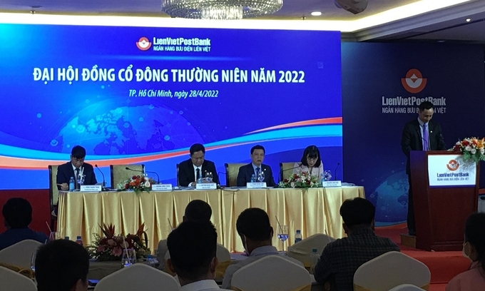 LienVietPostBank tổ chức đại hội đồng cổ đông thường niên năm 2022 tại TP.HCM vào 28/4.