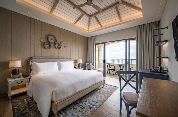 Phòng Master bedroom của căn villa 3 phòng ngủ