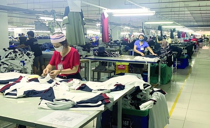 Dệt may là một trong những nhóm hàng xuất khẩu chủ lực của Việt Nam. Ảnh: N.Thanh