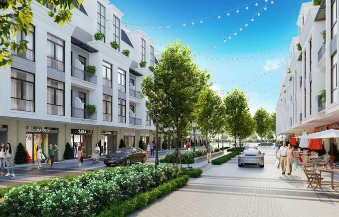 Shophouse sở hữu vị trí đắc địa ở khu đô thị lớn mang nhiều tính năng ứng dụng khác nhau