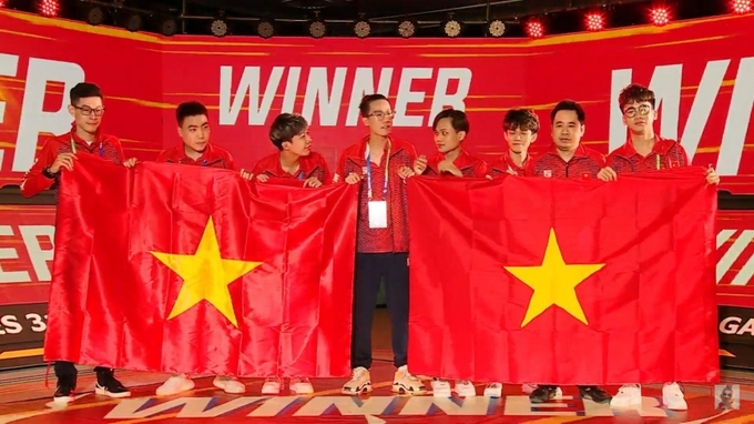 Các thành viên của đội tuyển Tốc Chiến Nam Việt Nam.