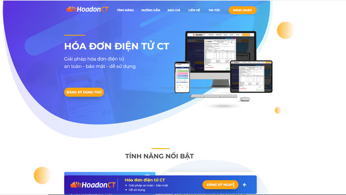 Hóa đơn điện tử CT - Nguồn (hoadonct.gov.vn).