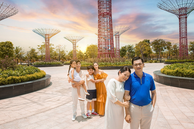 Công viên Ánh sáng lấy cảm hứng từ Gardens by The Bay (Singapore)