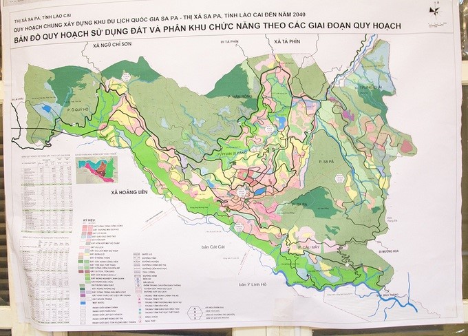 Bản đồ quy hoạch sử dụng đất và phân khu chức năng theo các giai đoạn quy hoạch
