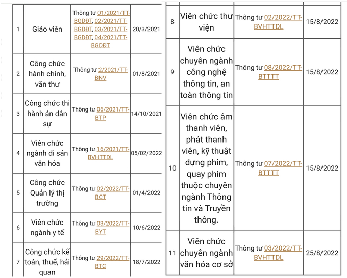 11 vị trí công chức, viên chức được bỏ chứng chỉ ngoại ngữ, tin học - Ảnh theo Luatvietnam.vn.