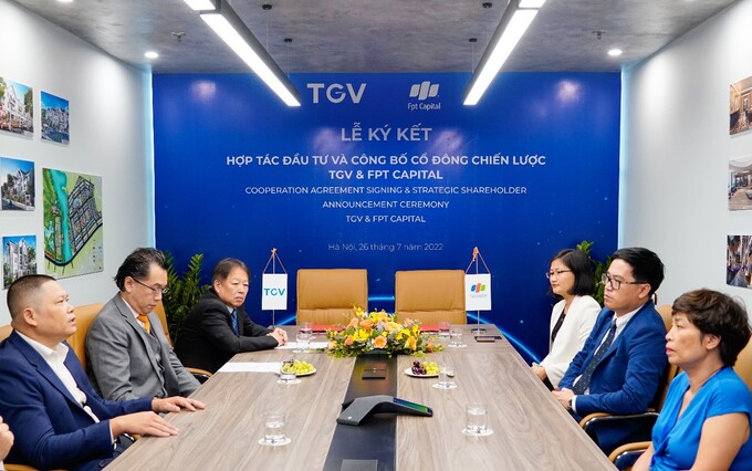 Đại diện TGV và FPT Capital tham gia Lễ ký kết hợp tác