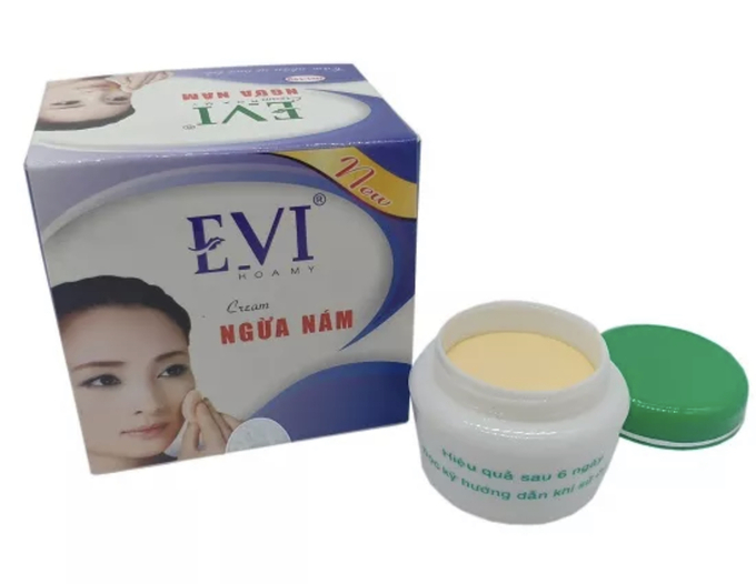 Sản phẩm EVI Cream ngừa nám do Công ty TNHH SX- TM Hoa Mỹ không đạt tiêu chuẩn chất lượng