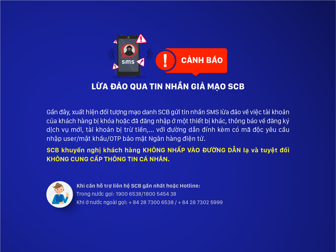 Tin nhắn giả mạo Brandname ngân hàng gửi đến khách hàng có đường link lừa đảo, dẫn đến website mạo danh ngân hàng.