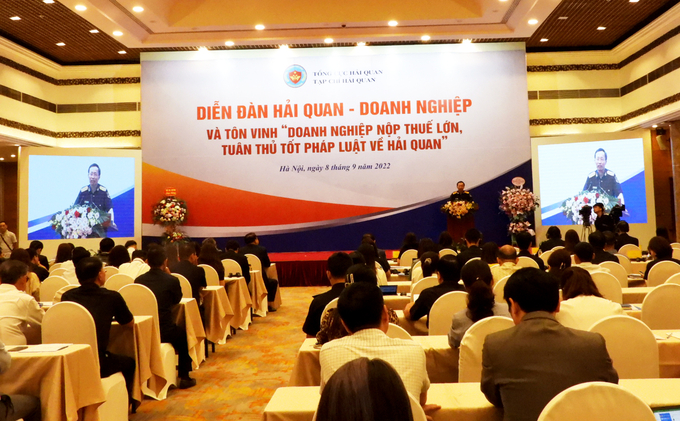 Diễn đàn Hải quan- Doanh nghiệp tổ chức ngày 8/9 tại TP Hà Nội.