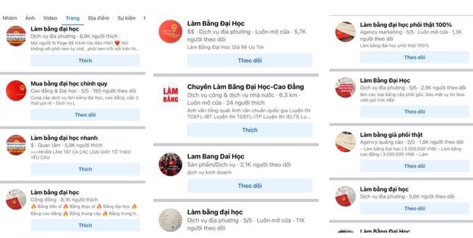 Văn bằng, chứng chỉ giả được rao bán tràn lan trên chợ mạng.