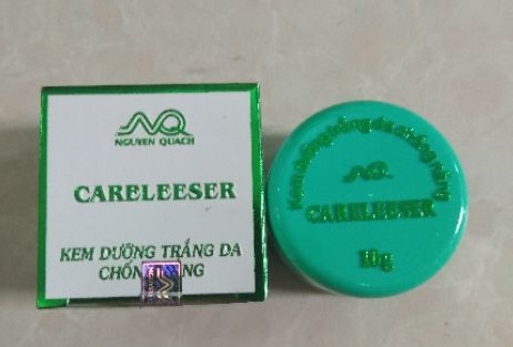 Sản phẩm Kem dưỡng trắng da chống nắng Careleeser 10g bị thu hồi.