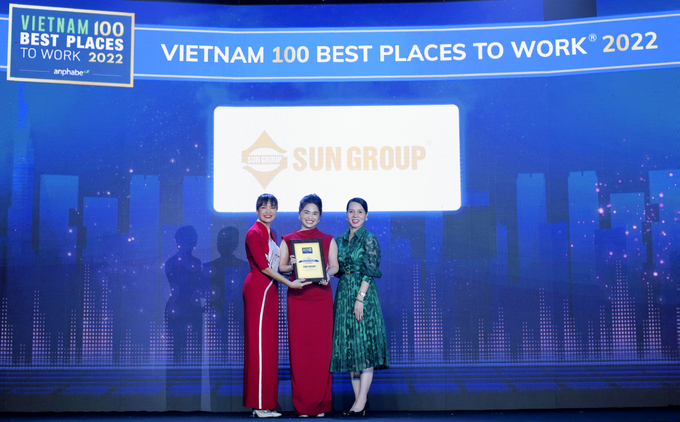 Sun Group nhận giải thưởng về môi trường làm việc của Anphabe