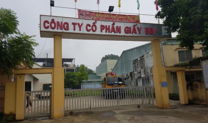 CTCP Giấy BBP tọa lạc tại khu Tầm Vông, TT. Phong Châu, huyện Phù Ninh, tỉnh Phú Thọ