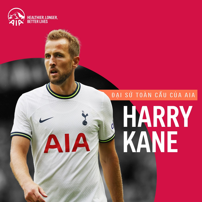 AIA bổ nhiệm Harry Kane làm Đại sứ thương hiệu toàn cầu