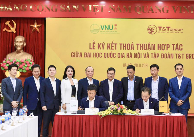 Tập đoàn T&T Group và ĐHQGHN ký kết thỏa thuận hợp tác chiến lược và toàn diện.