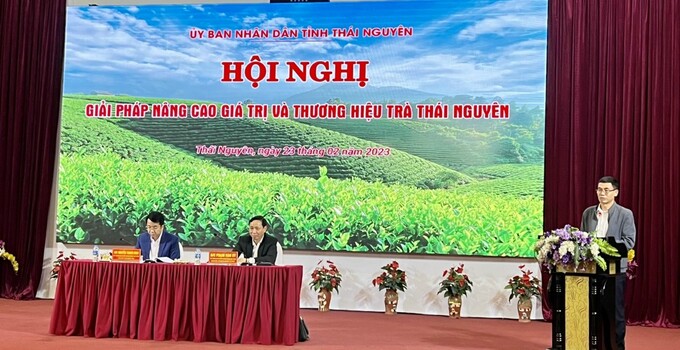 Hội nghị bàn giải pháp nâng cao giá trị và thương hiệu chè Thái Nguyên.
