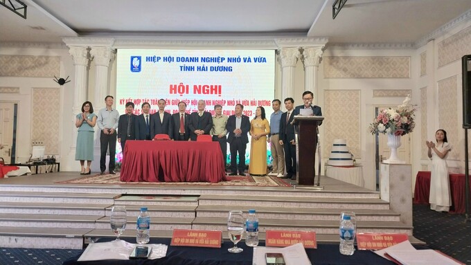 Hiệp hội doanh nghiệp nhỏ và vừa tỉnh Hải Dương ký kết hợp tác toàn diện với các sở ban ngành, đoàn thể.