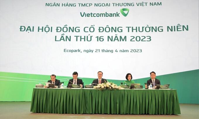 Vietcombank đã tổ chức đại hội đồng cổ đông thường niên 2023 tại tỉnh Hưng Yên.