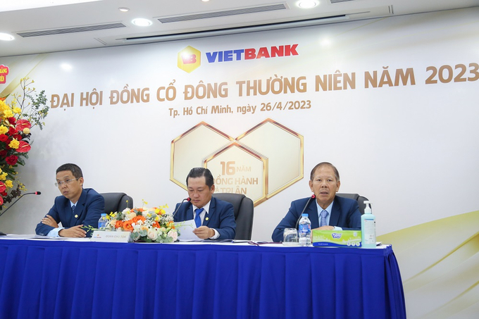 Ngày 26/4/2023, Vietbank tổ chức đại hội đồng cổ đông thường niên 2023 tại TP.HCM bằng hình thức trực tuyến.