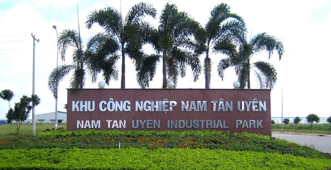 Khu công nghiệp Nam Tân Uyên được lấp đầy 100%.