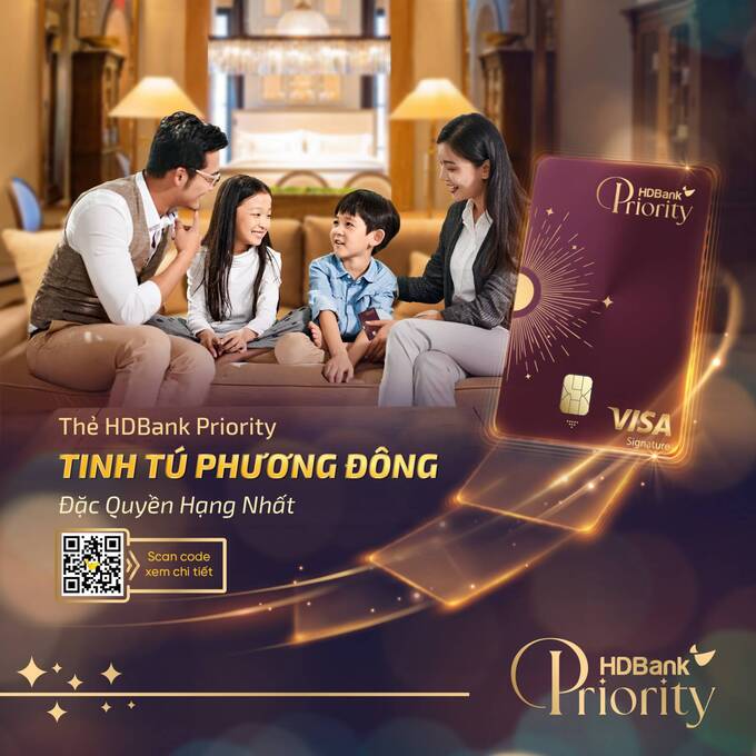 Thẻ tín dụng HDBank Priority – Tinh Tú Phương Đông