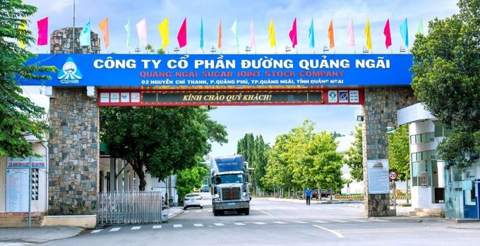 Trụ sở của CTCP Đường Quảng Ngãi.