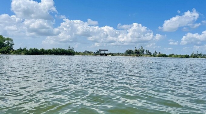 Một góc đê kè Hòa Hà sẽ nằm trong phạm vi dự án khu đô thị sinh thái và du lịch Coastal Quảng Ngãi (Nghĩa Hòa, Tư Nghĩa, Quảng Ngãi).