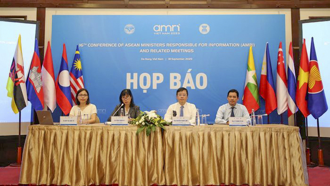 Quang cảnh Hội nghị Bộ trưởng Thông tin ASEAN lần thứ 16 diễn ra tại Đà Nẵng (Ảnh: Thế Sơn)