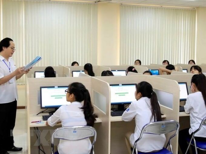 Thi đánh giá năng lực tại Đại học Quốc gia Hà Nội. Ảnh minh họa: Quý Trung/TTXVN.