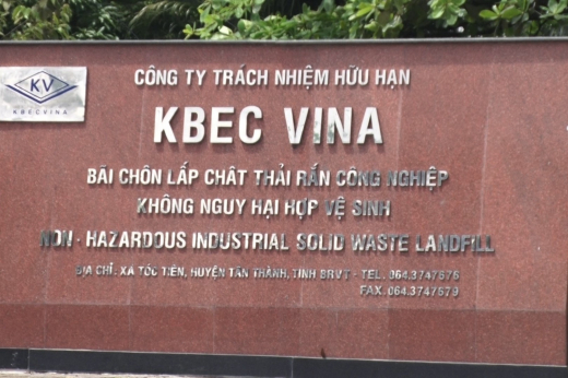 Công ty TNHH Kbec Vina bị xử phạt vì xả thải vượt quy chuẩn.