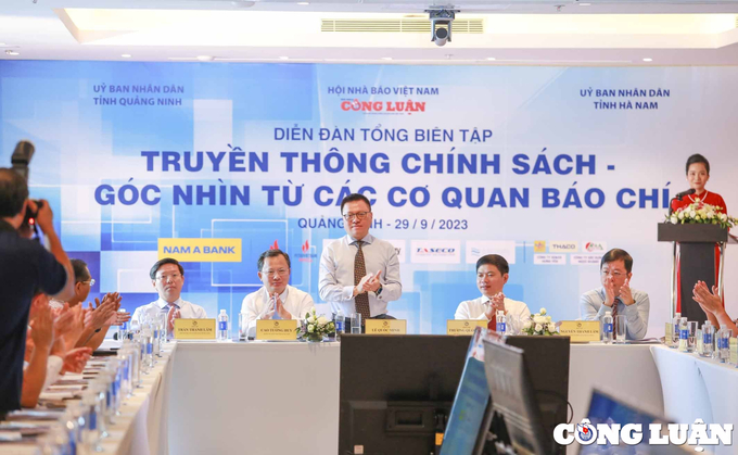 Chiều 29/9, Diễn đàn Tổng biên tập năm 2023 với chủ đề “Truyền thông chính sách: Góc nhìn từ các cơ quan báo chí” đã được tổ chức thành công tại TP Hạ Long, tỉnh Quảng Ninh.