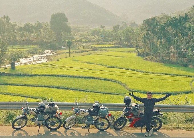 Đi Vi Ô Lắc mùa lúa chín. Ảnh: Internet