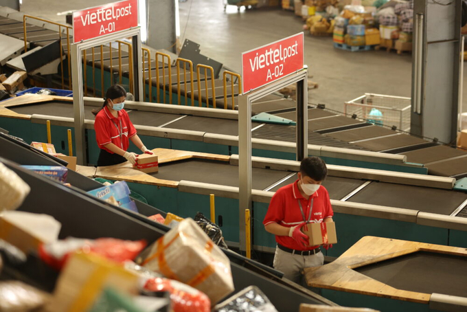 Viettel Post đang sở hữu kho với diện tích khoảng 740.000m2.