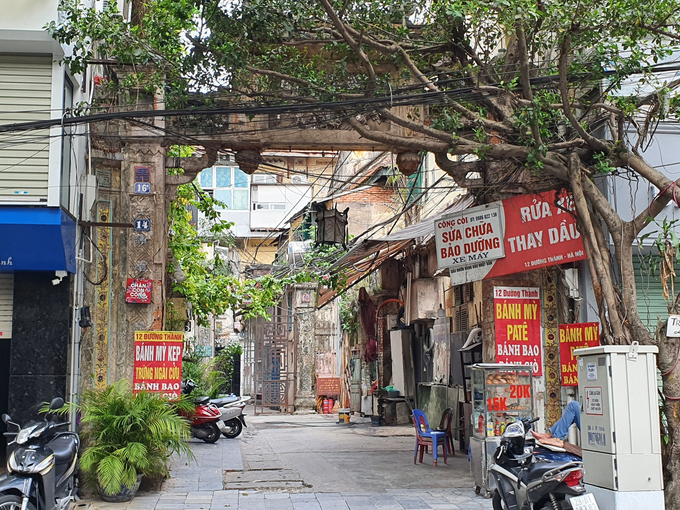 Căn biệt thự tại 14 Đường Thành được đánh giá là một trong những công trình Pháp đẹp Hà Nội.