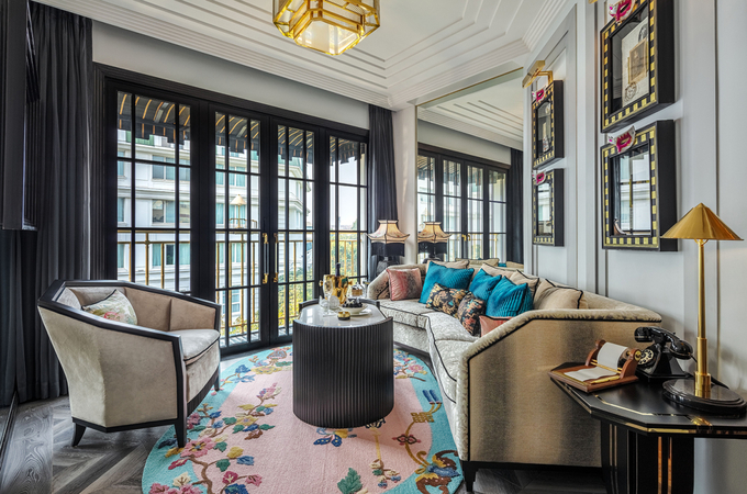 Sự tinh tế trong thiết kế mang đến vẻ đẹp hoàng gia tại khách sạn Capella Hanoi.