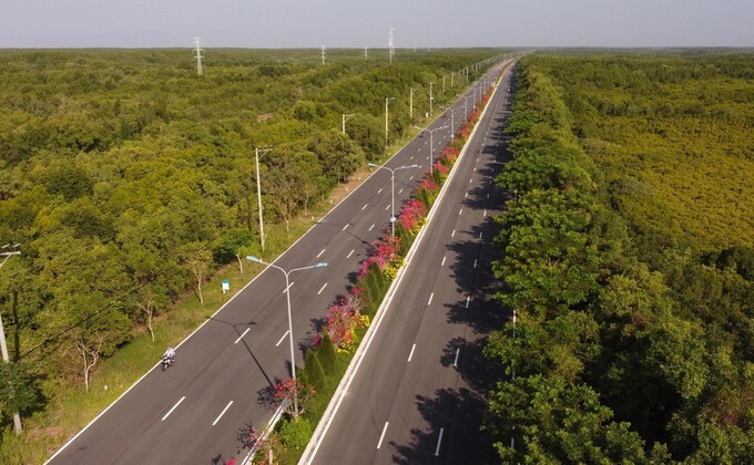 Tuyến đường này có tổng chiều dài 36,5km và rộng 30m.